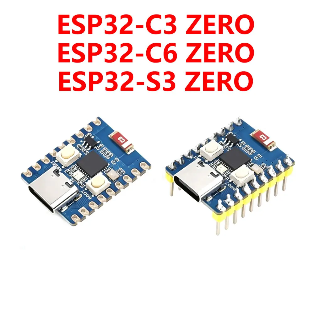 ESP32-C3 Zero/ESP32-S3 Zero/ESP32-C6 Zero ESP32 Mini Development Board Module Support WIFI, Bluetooth