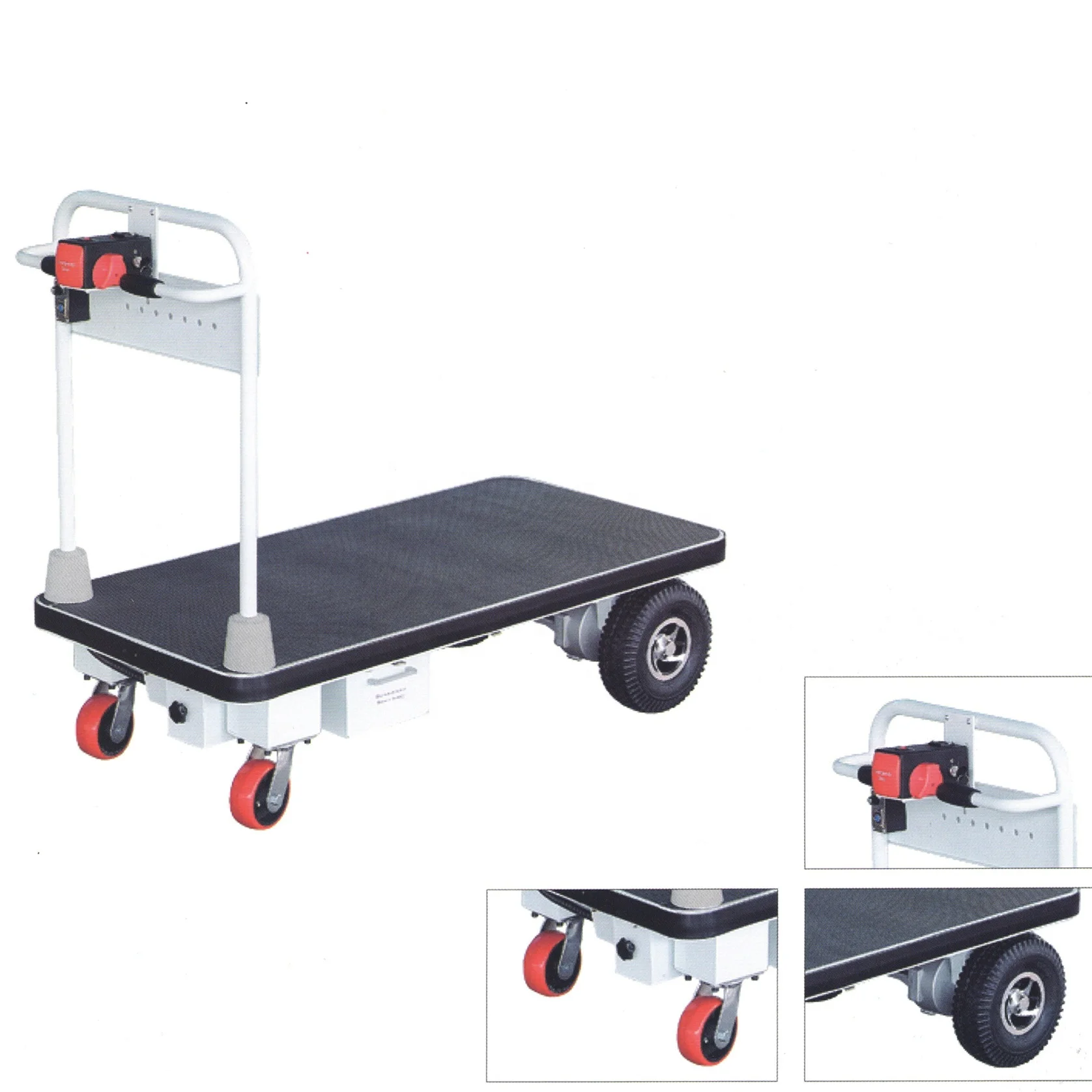 Electric Motor Power Platform Carts Material Handling Electric Platform Carts Electric Small Garden Carts