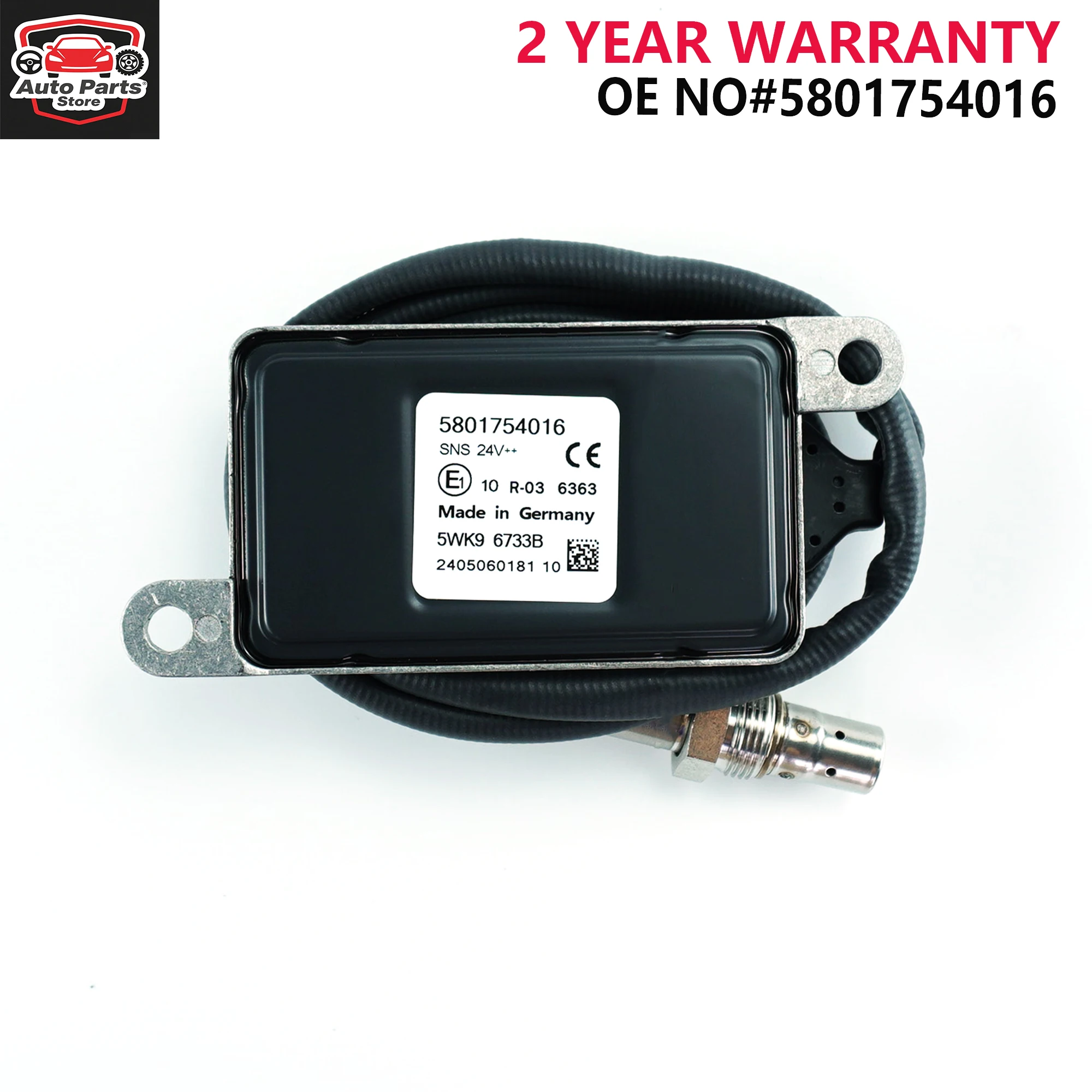 

5801754016 5WK96733B 5WK9 6733B 24V New Nitrogen Oxide Sensor For IVECO Truck 24V