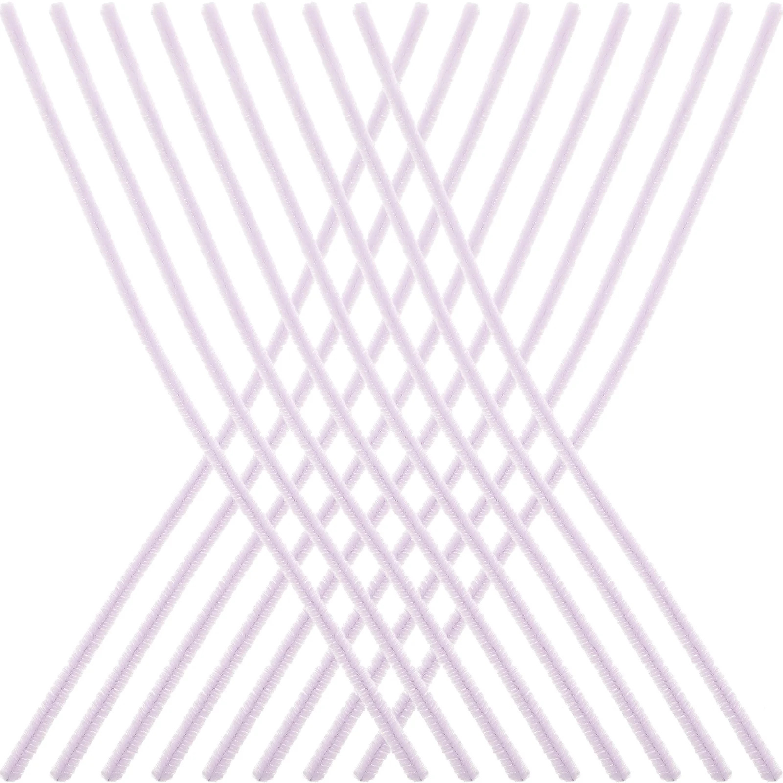 100개 트위스트 스틱, 다채로운 유연한 플로킹 막대, 수제 DIY 조기 교육 창의력용