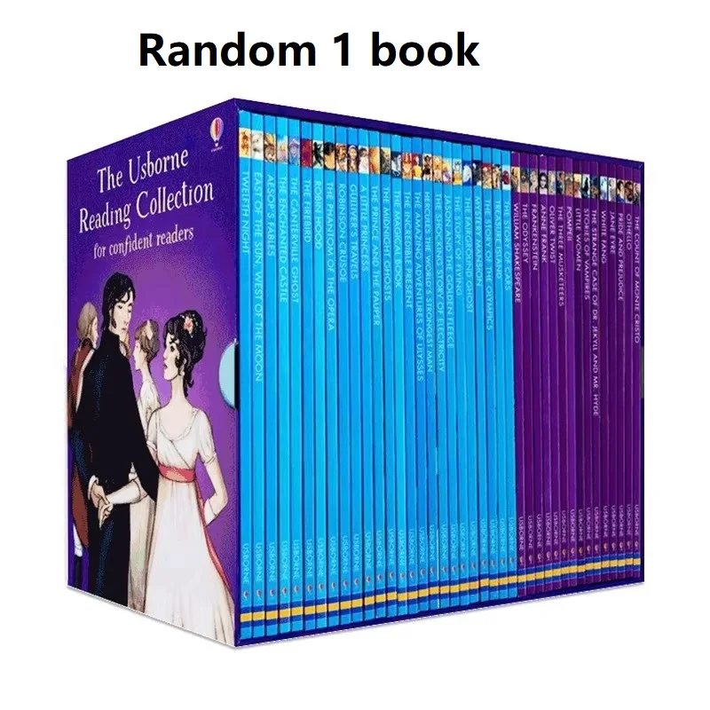 Random 1 book Usborne Reading Collection for Confident Readers English Picture Learning Education
