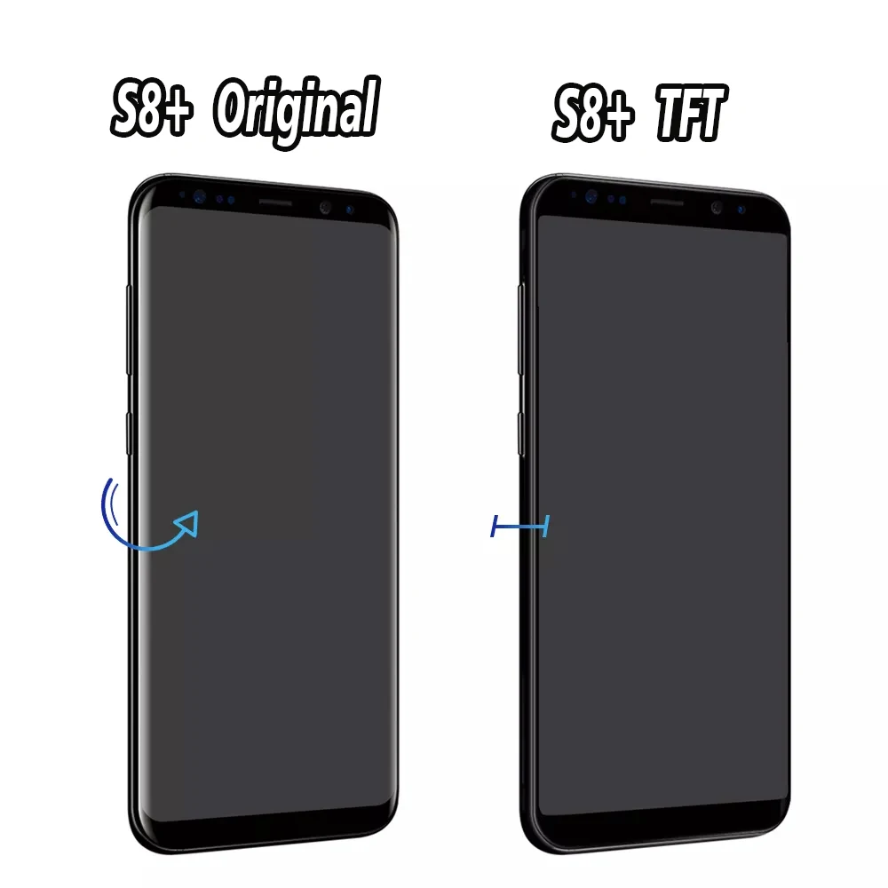 Imagem -03 - Tft Lcd Display Touch Screen Substituição com Frame Substituição de Exibição Ajuste para Samsung Galaxy s8 Plus G955 G955f Alta Qualidade