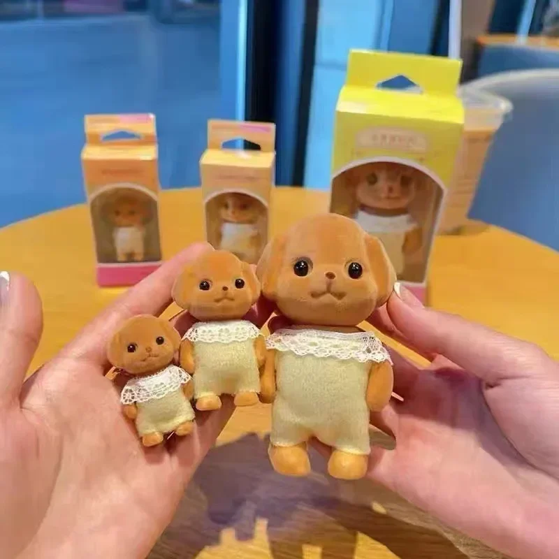 Originele Sylvanian Families Anime Figuur Kleuterschool Baby Serie Beeldjes Kamer Ornament Collectible Verjaardagscadeaus Voor Meisjes