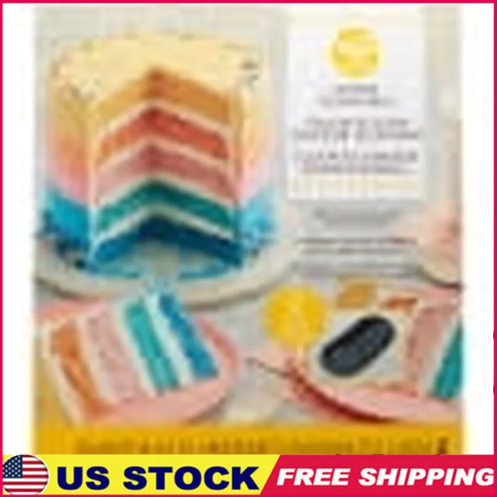 

6 Inch Non-Stick Layer Cake Pan Set 5 Pieces Easy Cleanup Bake Multi-Layer Cake Fun Desserts
