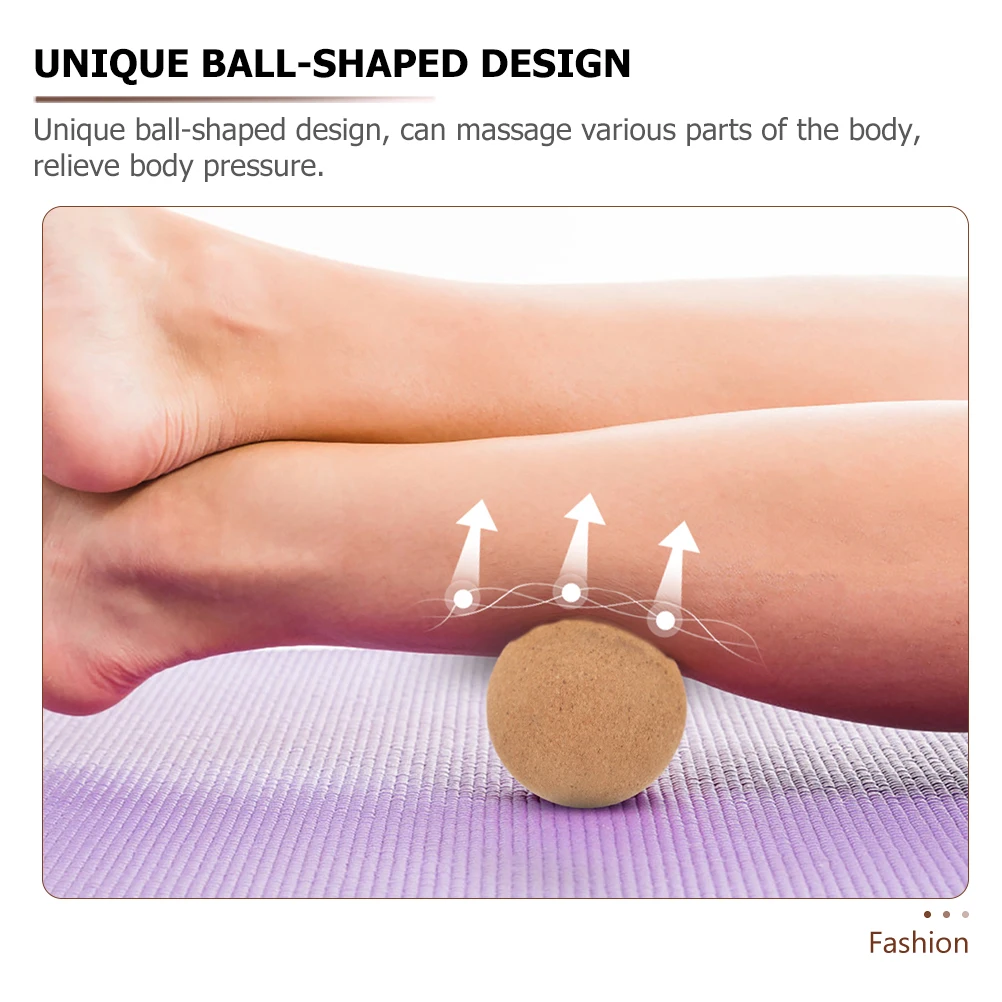 

Yoga Fascia Ball Exercise Balls Hover Soft for Back Pain Cork Massage Roller Massager Tools Peanut