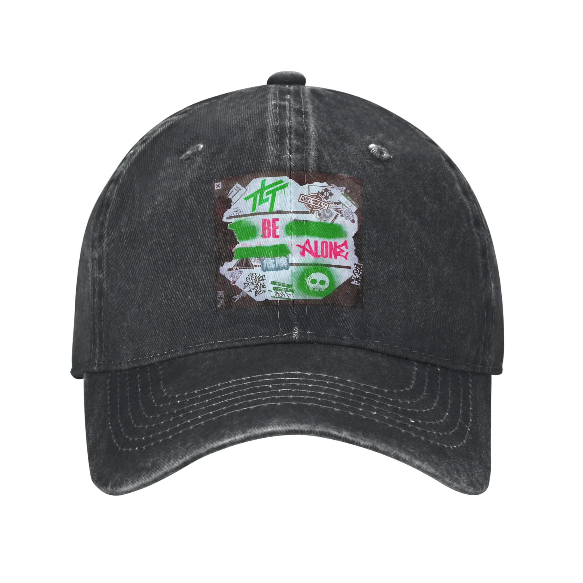 The Living Tombstone Be Alone For Fan Western Hero Fashion Baseball Cap  Comfortable Sun Caps  Mountain Climbing Sun Caps