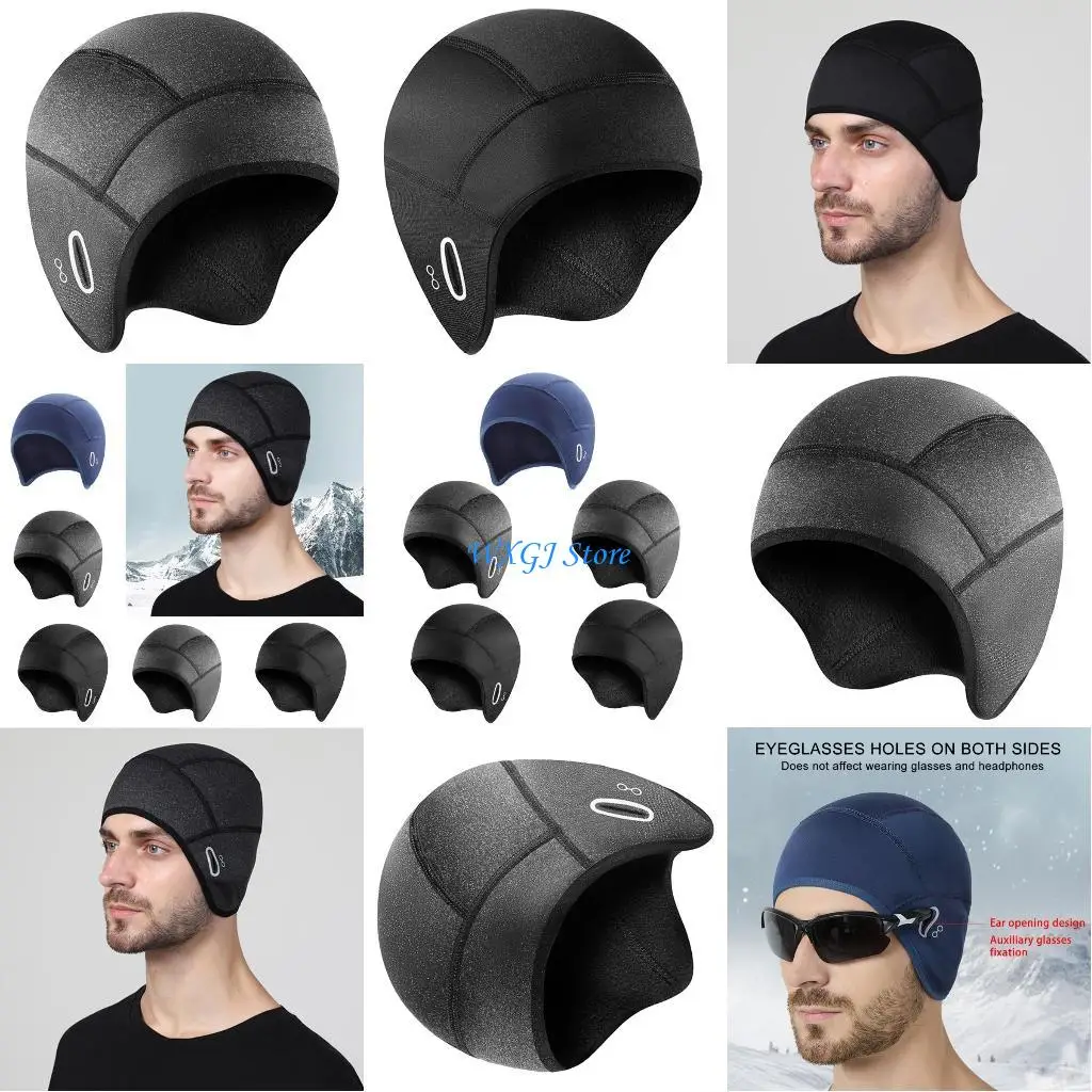 

37JE унисекс велосипедная шапка с маской для лица, теплая дышащая подкладка для шлема для езды на велосипеде и лыжах в зимнюю