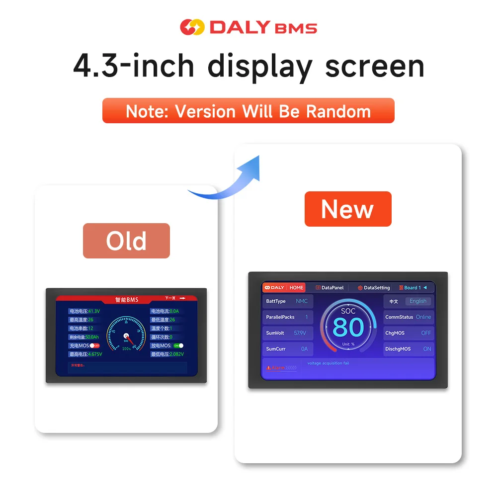 Daly BMS Accessories Bluetooth WIFI Module LCD Screen Cable Inverter Communication Board DalyBMS New Version