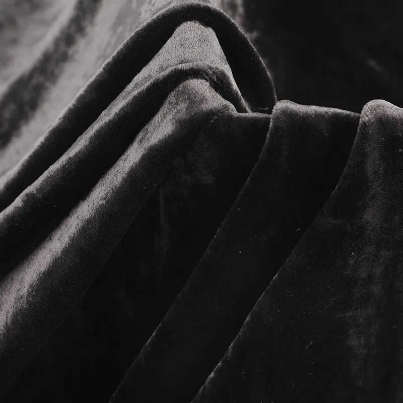 

270G copper ammonia velvet fabric spring and summer long-haired dress real silk