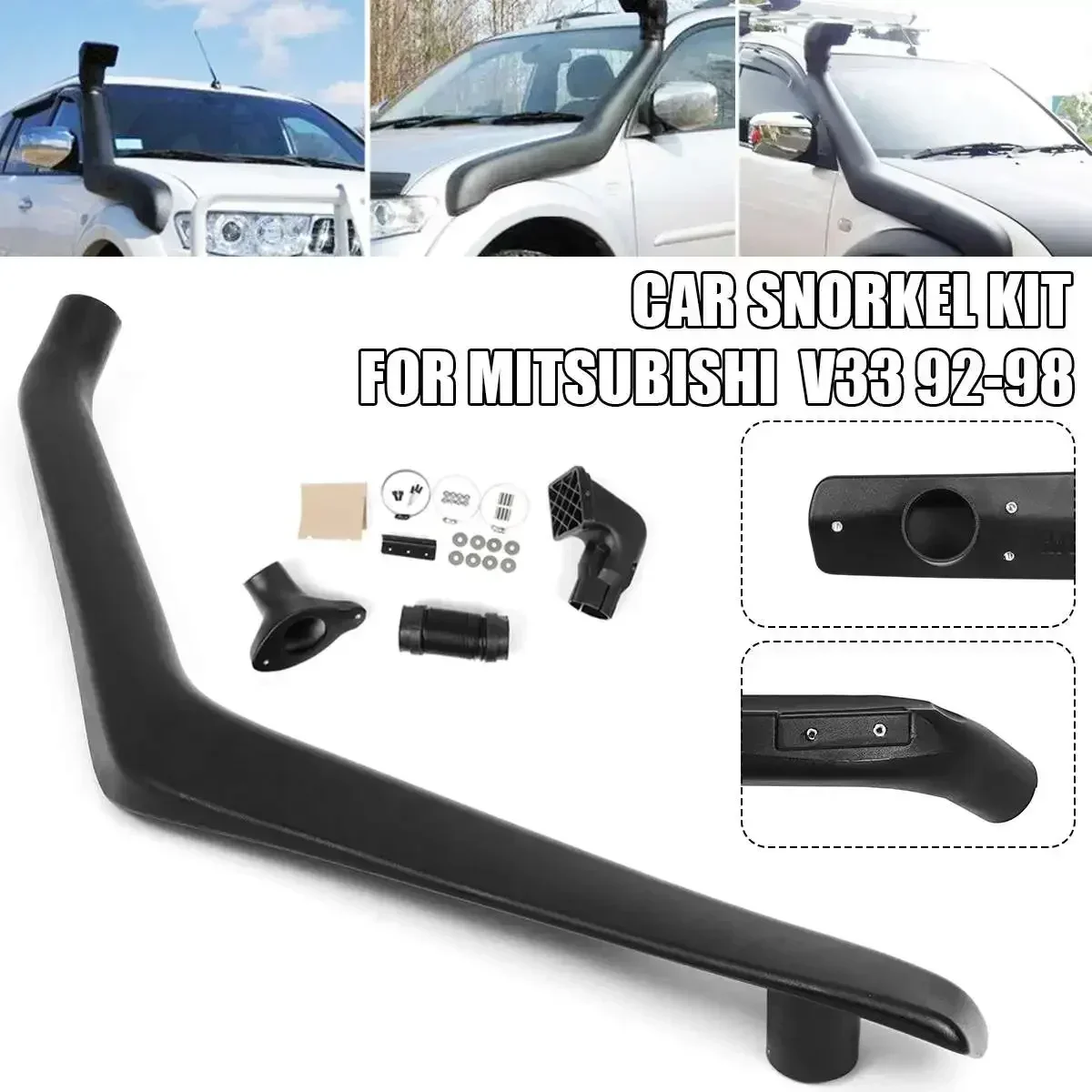 Air Intake Snorkel Kits for Mitsubishi Pajero / Shogun 90-99(UK)/Mitsubishi V33 92-98(AU/US)