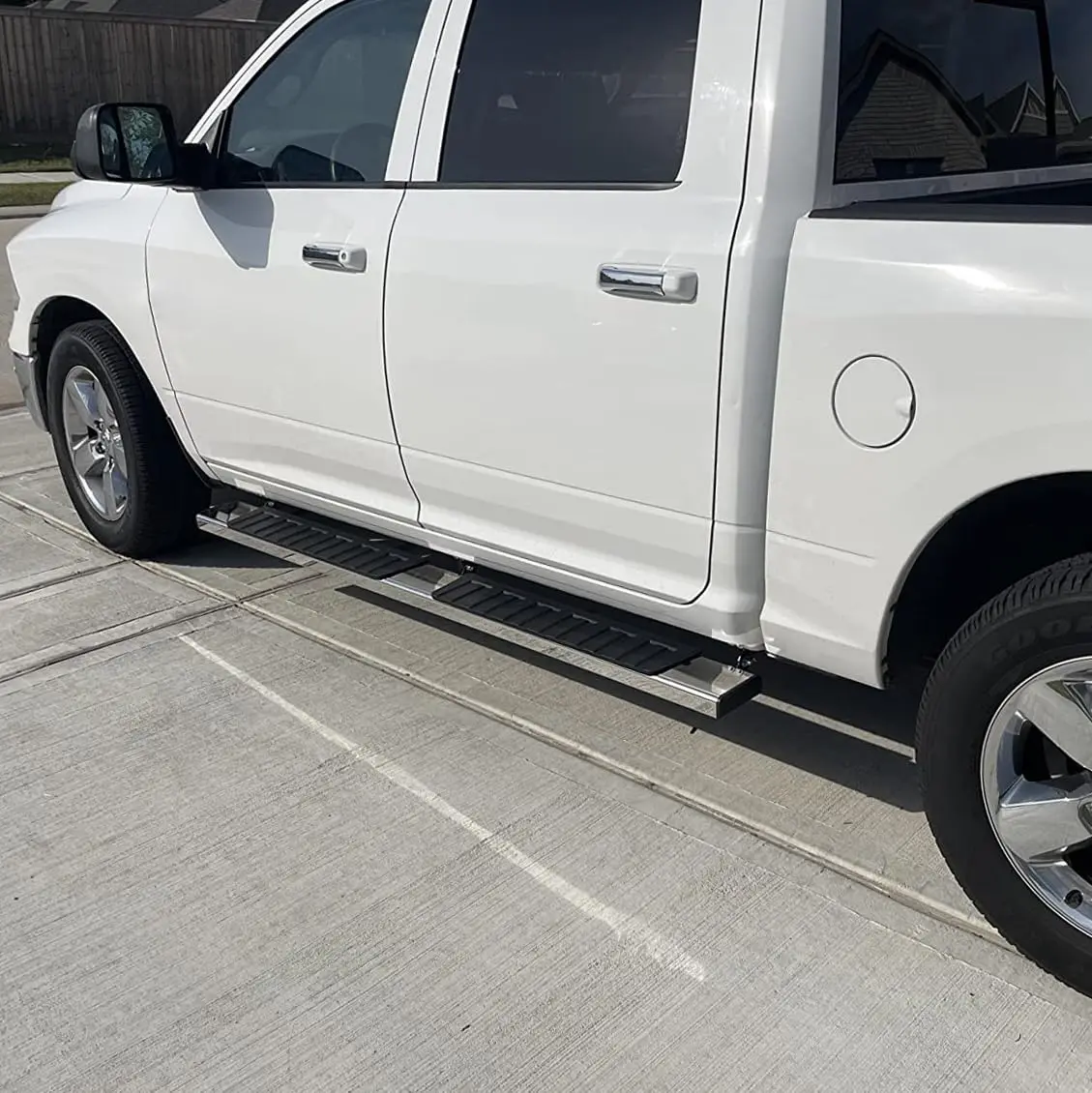 COMNOVA 6 Inches Running Boards& Steps Nerf Bars Compatible with 2019-2026 Chevy Silverado 1500, 2020-2026 Silverado/Sierra 2500