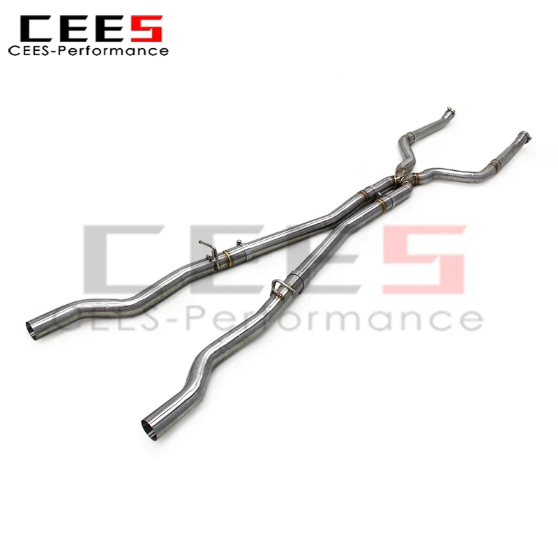 CEES Exhaust MidPipe for BMW M550/M550i G30/N63 4.4TT 2017-2022 Stainless Steel Racing Exhaust Middle Tube Tuning Auto Parts