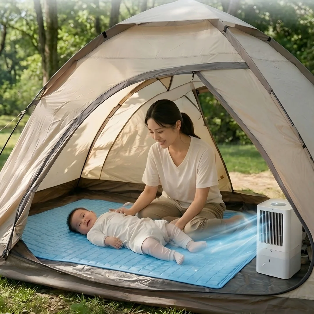 SL408 Electric Waterproof Water Cooling Bed Mat Pad Summer Cool Mattress for RV Home Outdoor Patient