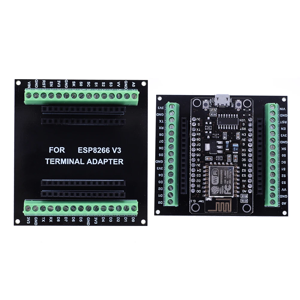 ESP8266 Expansion Board NodeMcu Lua WIFI V3 CH340 GPIO 1 Into 2 Development Module MICRO USB ESP-12E Development Board