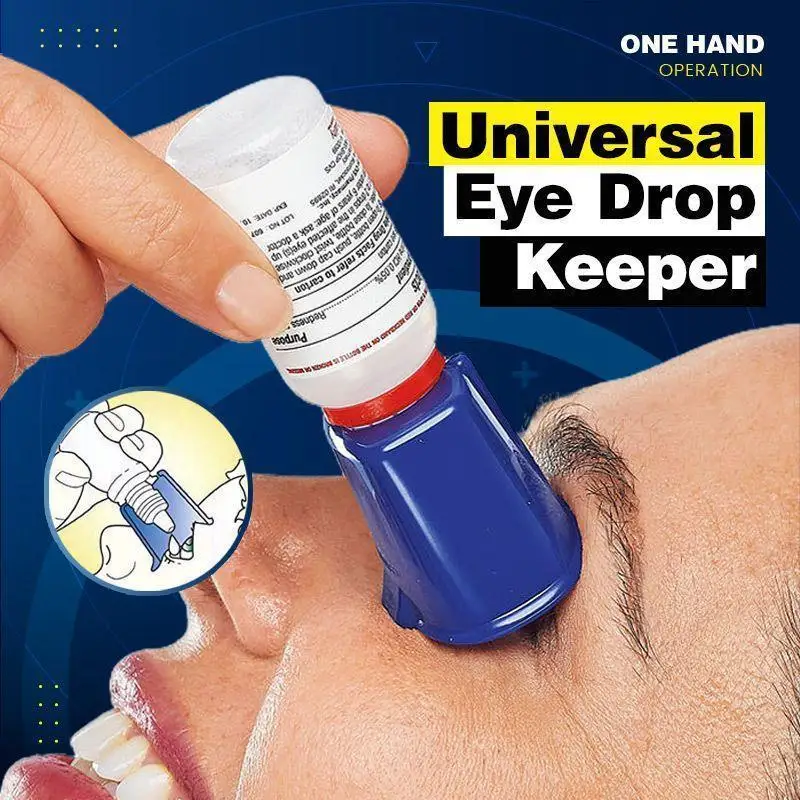 1PC Professional Universal Eye Drop Keeper Eye Drop Bottle Helper Eyedrops Holder Dropshipping