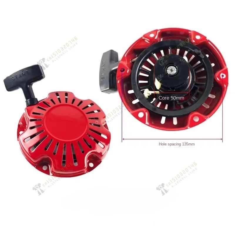 Manual Puller Starter Recoil Rope Wheel Assembly For Gx100 Gx100U Motor Rammer Tamper Jack Jump Engine