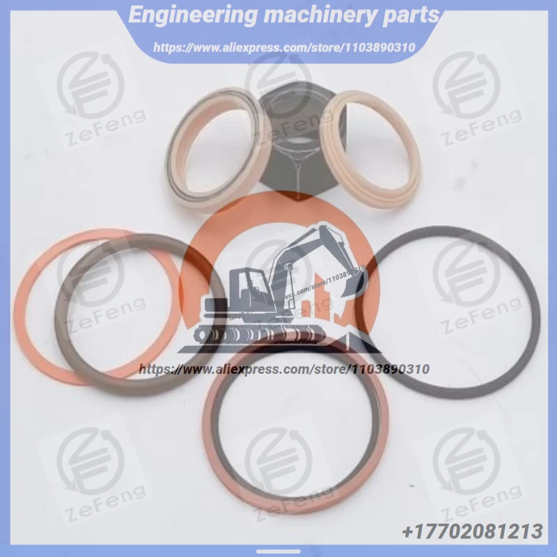 

Ремкомплект цилиндра ковша раздвижного погрузчика Cat Bobcat 663, 6804615, британское уплотнительное кольцо