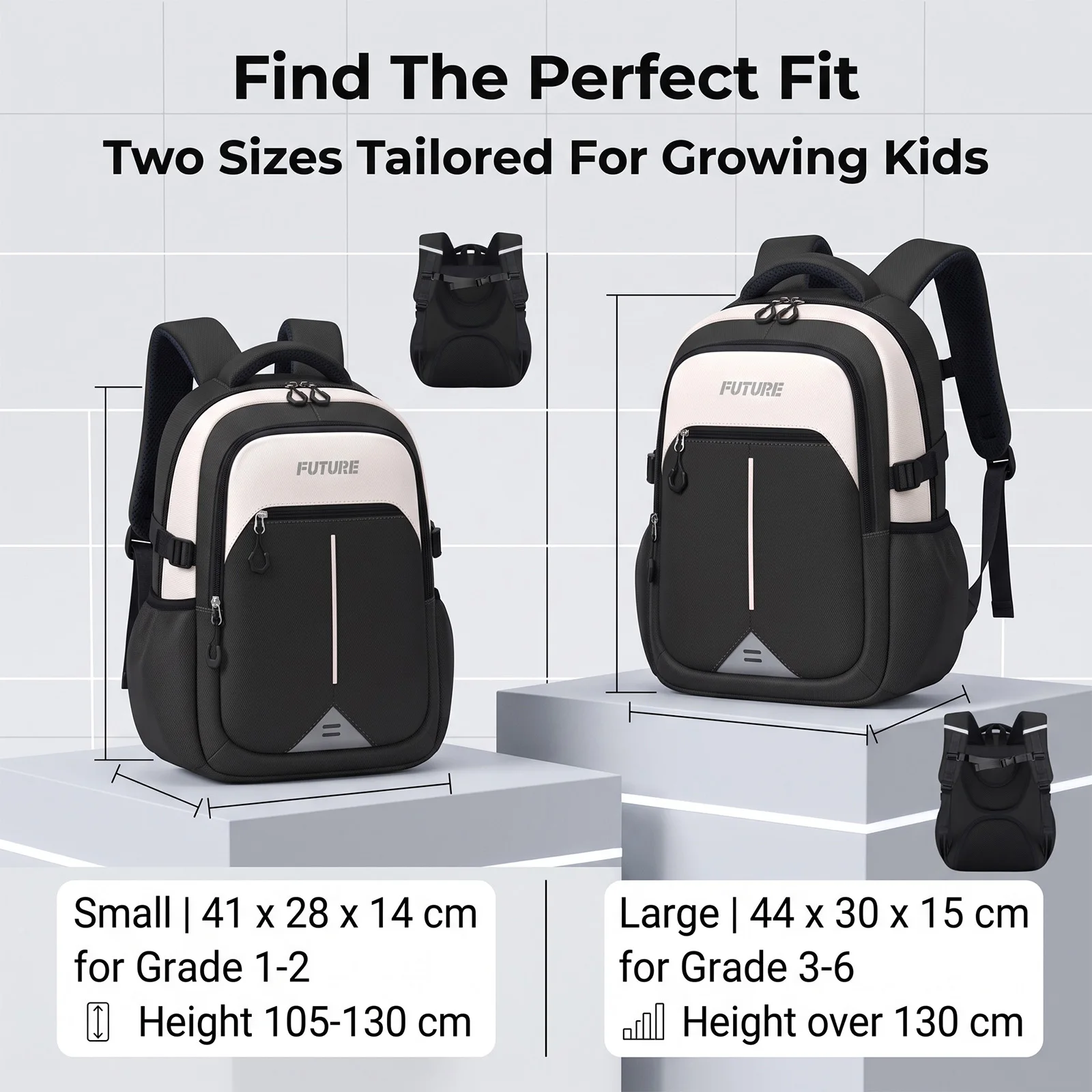 Kids Anti-Scoliosis School Bag for Grades 1-9,Large Capacity School Backpack for Boys Girls Ergonomic Bookbag for Teenagers