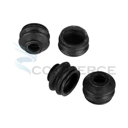 4PC Suspension Steering M12 Ball Joint Universal Rubber Dust Covers Track Rod End Boots For ATV Go Kart Buggy Golf Car Quad Bike