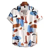 Colorful Hawaiian Shirt with Irregular Patterns