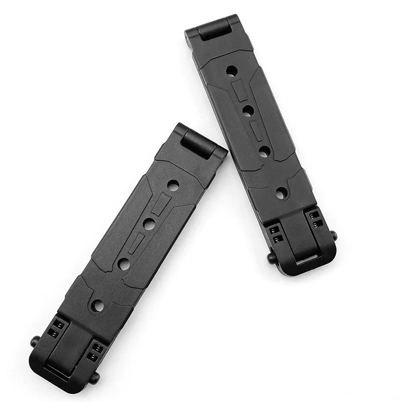 1 pezzo MOLLE-LOK sistema fodero Clip posteriore K guaina Clip in vita KYDEX fodero Clip per il trasporto K guaina fibbia MOLLE con viti