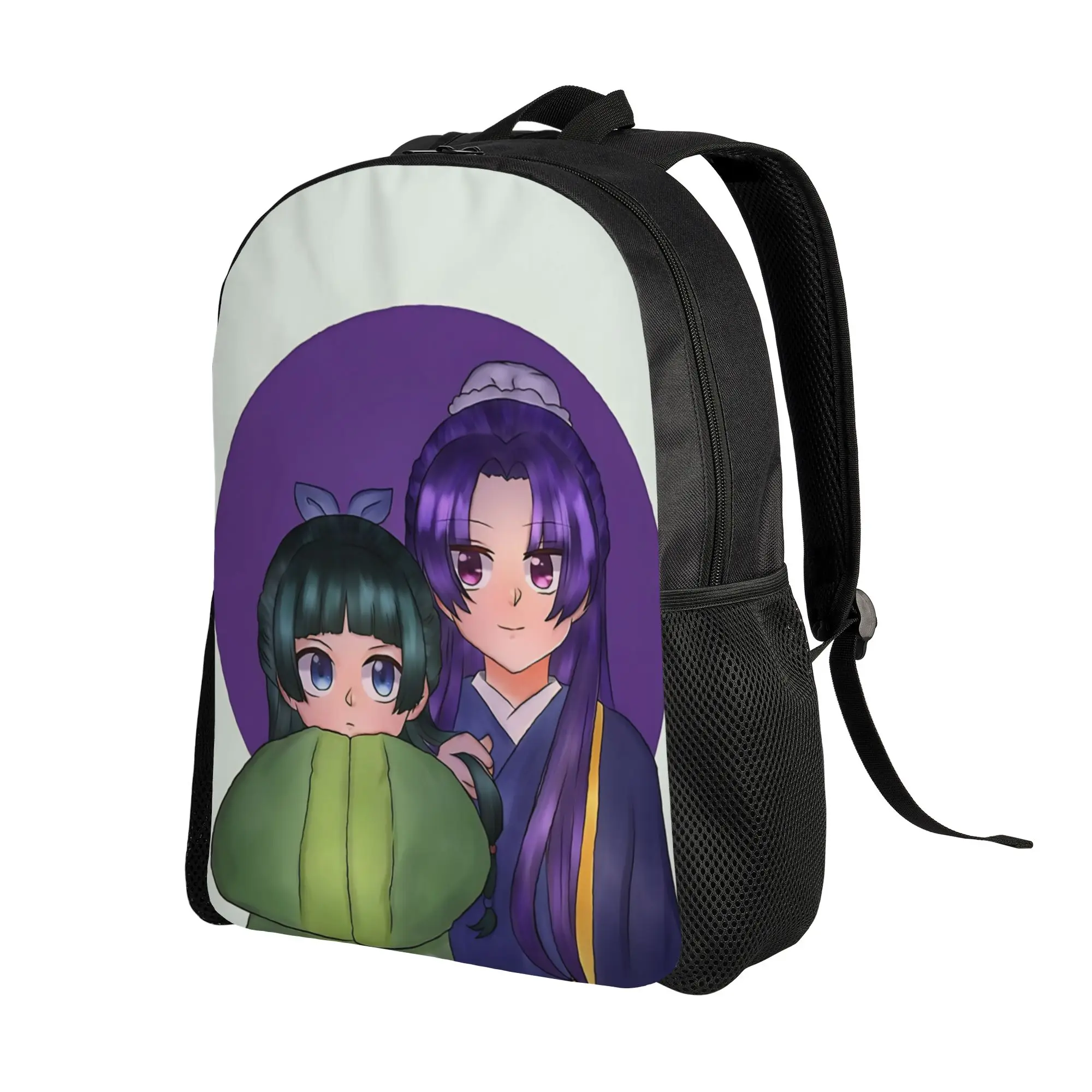 Doodle Eunuch and Apothecary Backpack Men  Pattern Backpacks Polyester Streetwear School Bags University High Quality Rucksack