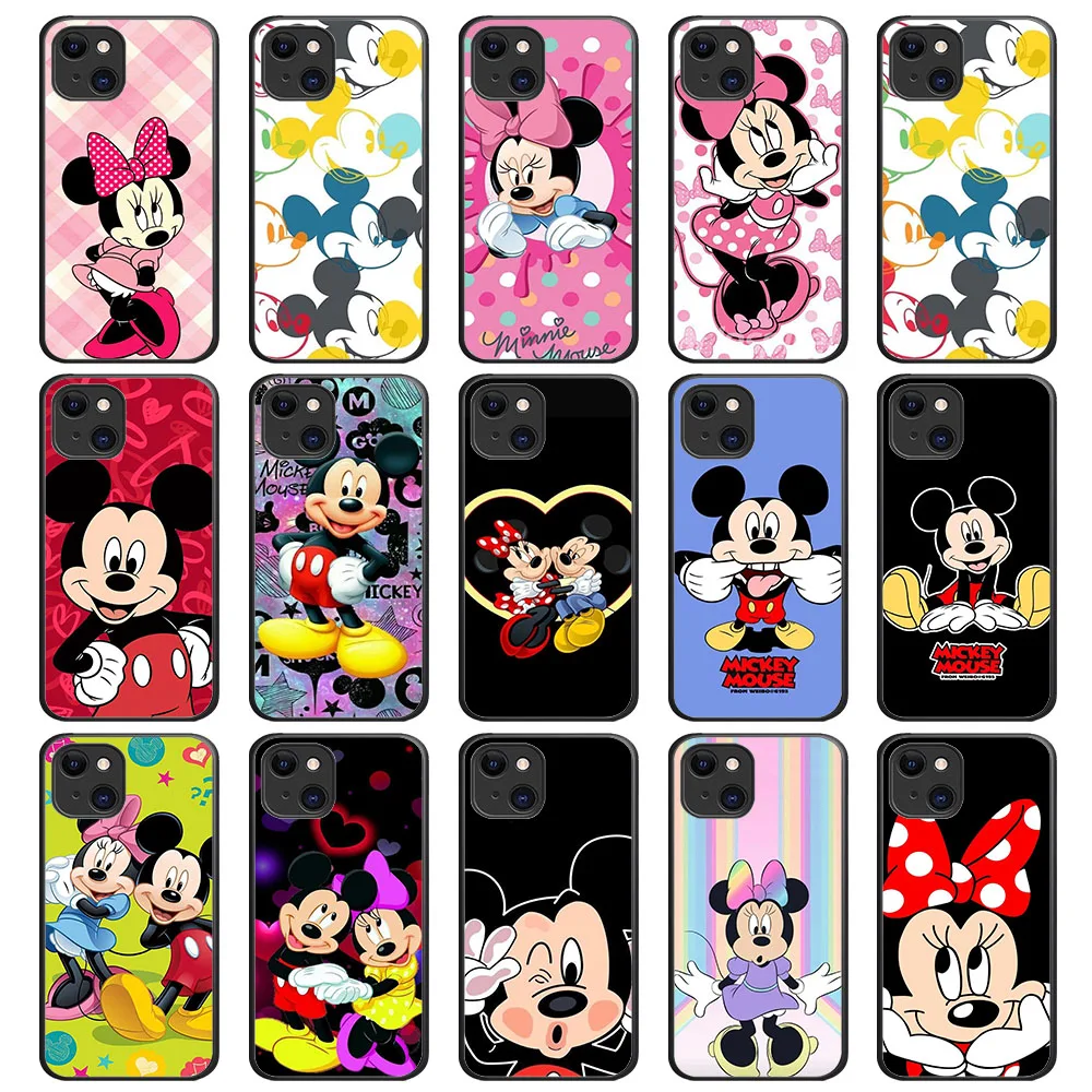 SK-44 Mickey Minnie Silicone Case For Xiaomi Redmi 6 6A 7 7A 8 8A 9 9C 10C 10 S2 9A 9T 10A 12 12C NFC Power