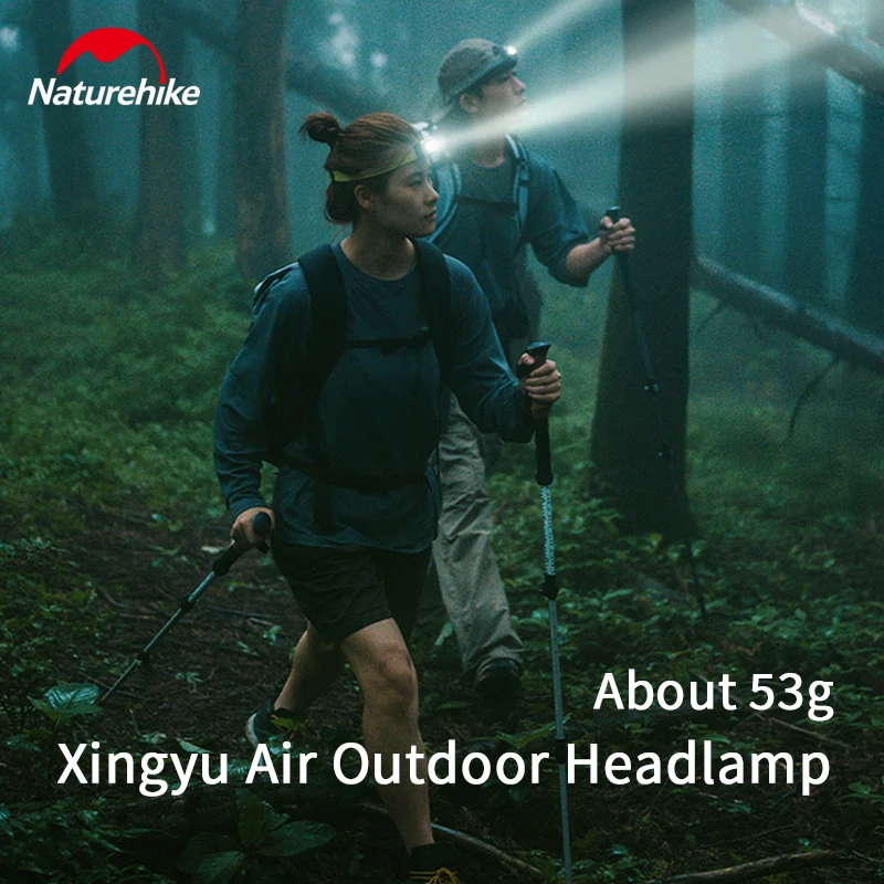 

Naturehike Xingyu Air уличный налобный фонарь около 53 г Открытый Кемпинг Рыбалка Прогулка Пеший туризм Велоспорт Легкий Бесконечное затемнение
