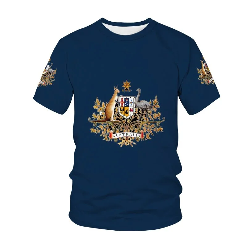 New Casual Men's Summer 3D T-Shirt British Flag Print Short Sleeve Sports Party Travel Street T-Shirt