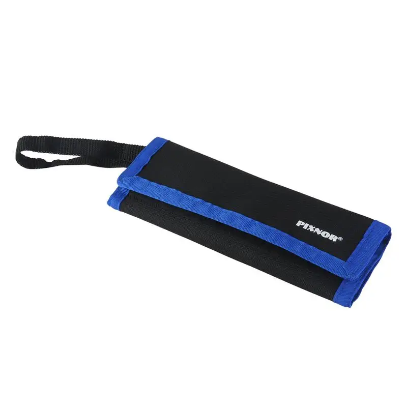 PIXNOR 9pcs Premium Anti-static ESD Stainless Steel Tweezers Set with Case for Electronics / Jewelry-making / Laboratory Work /