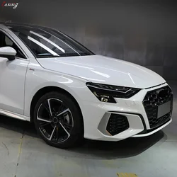 Car Headlight Tint Black Transparent Protective Film Fit for Audi A3 8Y Sportback Sedan 2021 Protection TPU Sticker Accessories