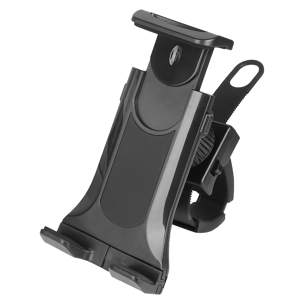 

Phone Holder Bike Motorcycle Reusable Black Bracket Lightweight Rack Handlebar Mount Cell Stand Storage General Purpose Phone