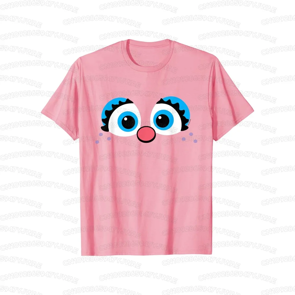 Sommer Jungen Mädchen Sesamstraße Kleinkind T-Shirt Elmo Oscar Big Bird Cookie Monster Niedliche Zeichentrickfiguren Herren Damen T-Shirt – Detail 4