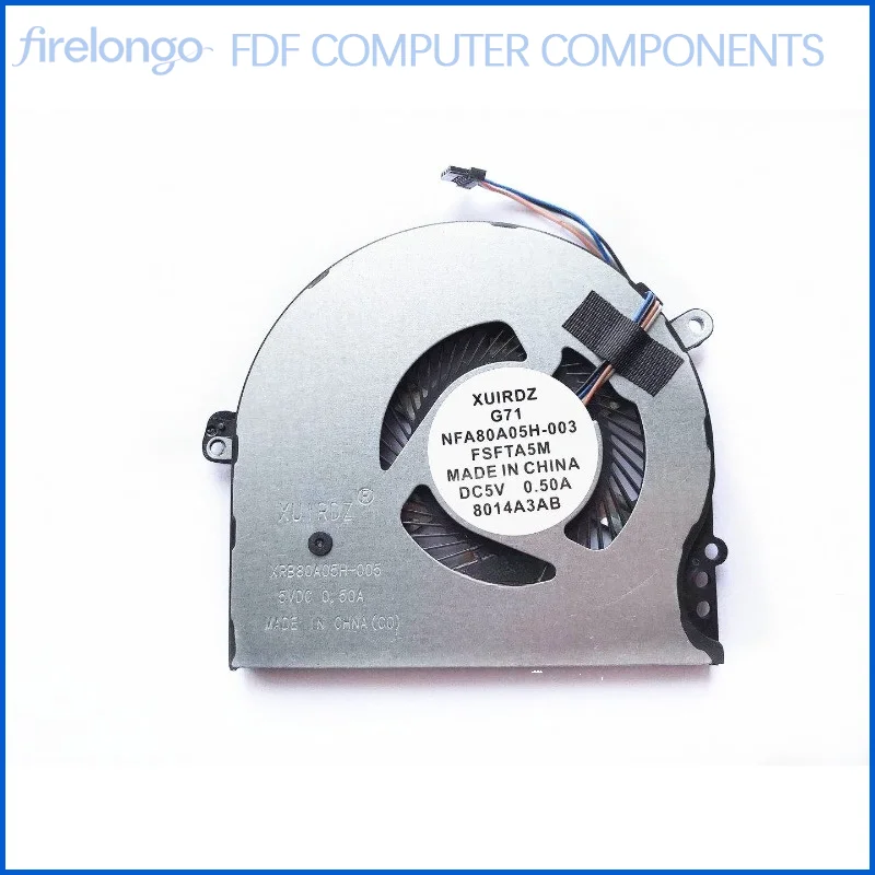 New CPU Cooling Fan For HP 15-CC 15-CK 14-BK Series TPN-Q191 Q201 Q189 Laptop Replacement Part 927918-001 High Quality Silent