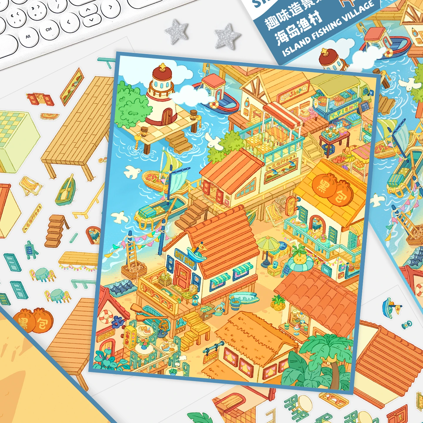 

DIY Landscape Decoration Sticker for Miniature Scene Craft