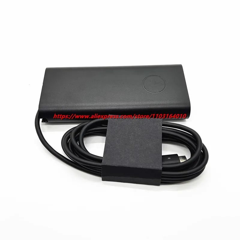 Baru Asli untuk Dell Precision 3490/Ultra 7 Catu Daya Laptop HA130PM170 130W USB-C Tipe C 20V 6,5A Adaptor AC & Pengisi Daya Kabel