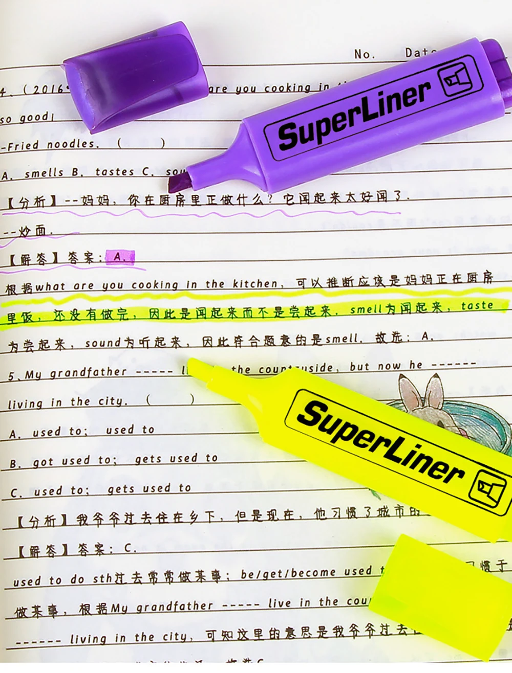 4/6 Stück Textmarker, fluoreszierender Stift, breite Spitze, Schreibmarker für Kunst, Zeichnen, Kritzeln, Markieren, Büro, Schreibwaren, Schulbedarf – Detail 5
