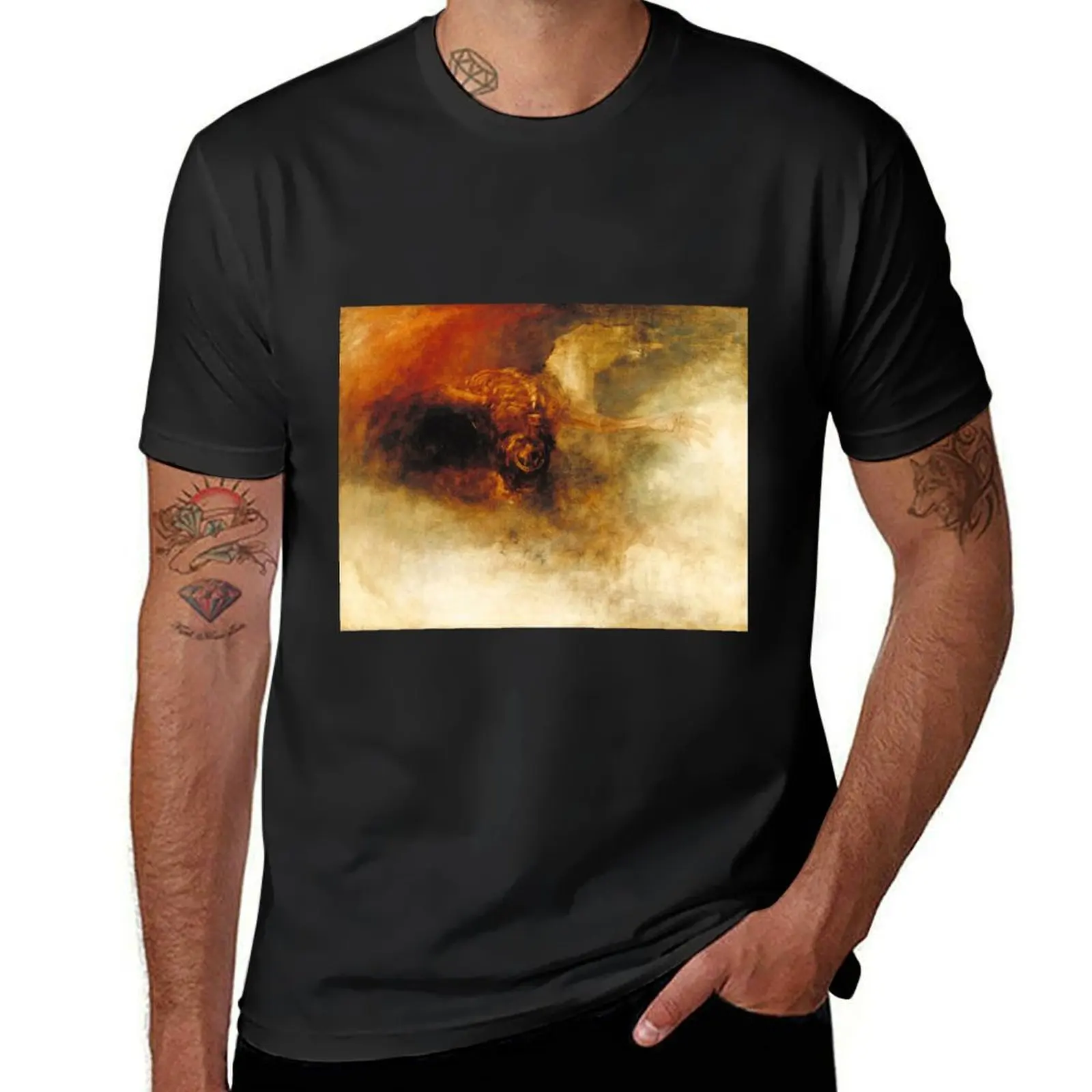 Joseph Mallord William Turner - Death on a Pale Horse T-Shirt customs design your own blanks mens graphic t-shirts pack