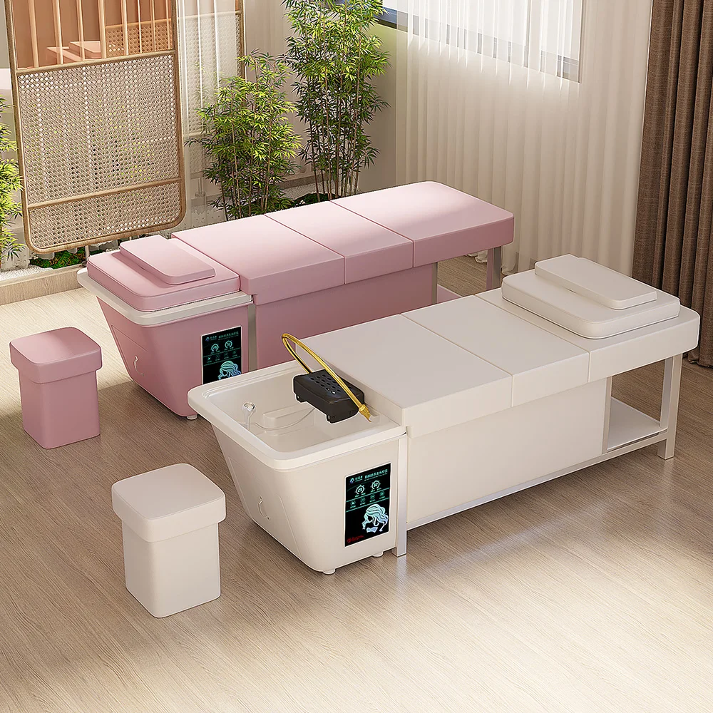 New Thai-Style Shampoo Bed Without Access To The Water Barber Shop Dedicated Thermostatic Water Heater Spa Bed