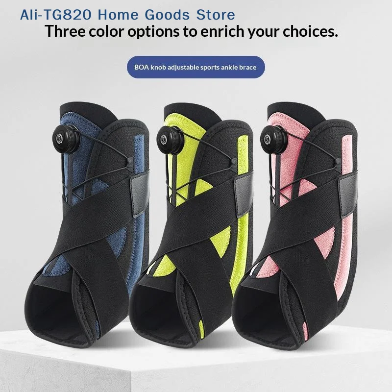 [TG820]1Pcs Adjustable Rotating Buckle Ankle Support Sleeve Compression Strap Double Side Spring Support Running Basketball