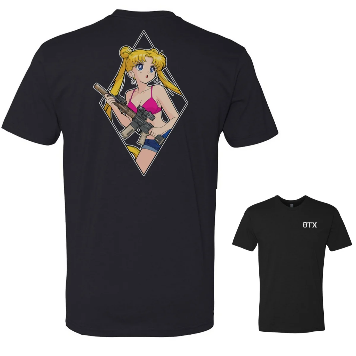 2026 Sailor Moon Tee Tactics Graphic Cotton Tees Printing High-end Luxury Unisex Style Both of Men and Women