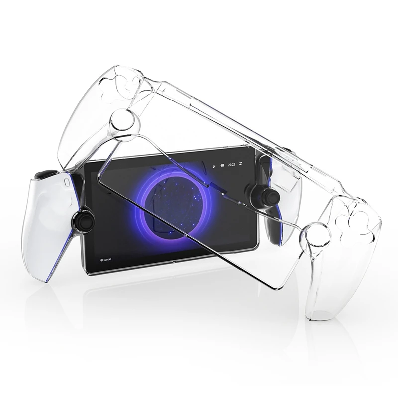 Étui de protection transparent en cristal adapté pour PS5, Streaming, Déterminer, PC, Portail, Nouveau
