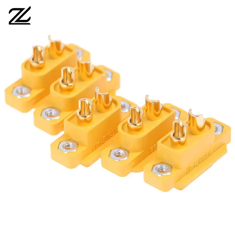 5pcs AMASS XT60E-M Mountable XT60 Male Plug for RC Drone Racing Fixed Board