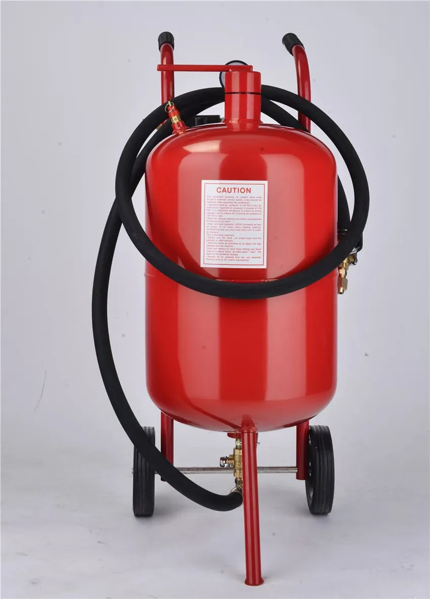 آلة تفجير الرمل بضاغط الهواء وعاء الرمل المحمول #2