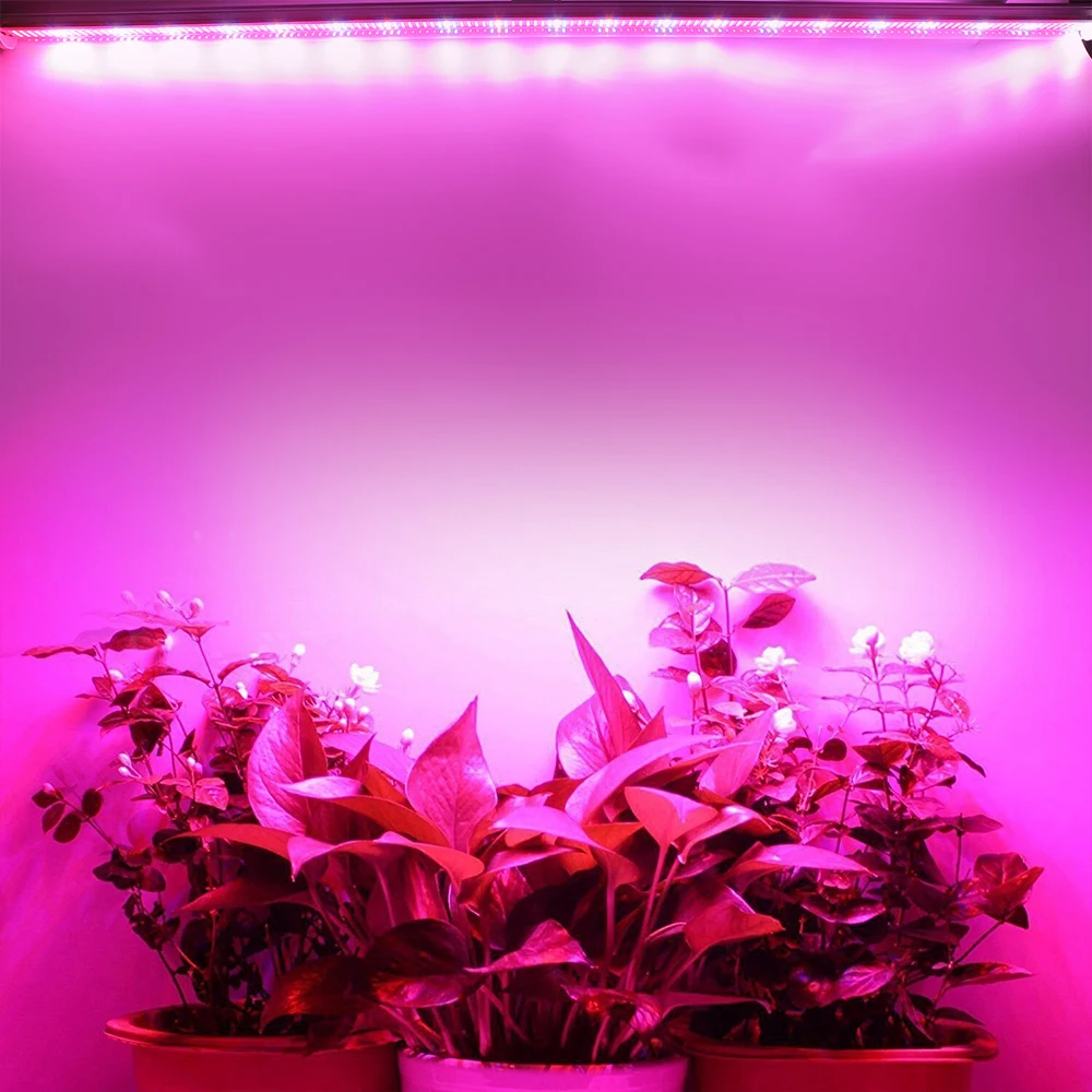 Imagem -06 - Tube Led Grow Lights Bar Full Spectrum Plant Phyto Lâmpada para Cultivo Hidroponia Vegetais Estufa Mudas 114cm 20 Pcs por Lote t8