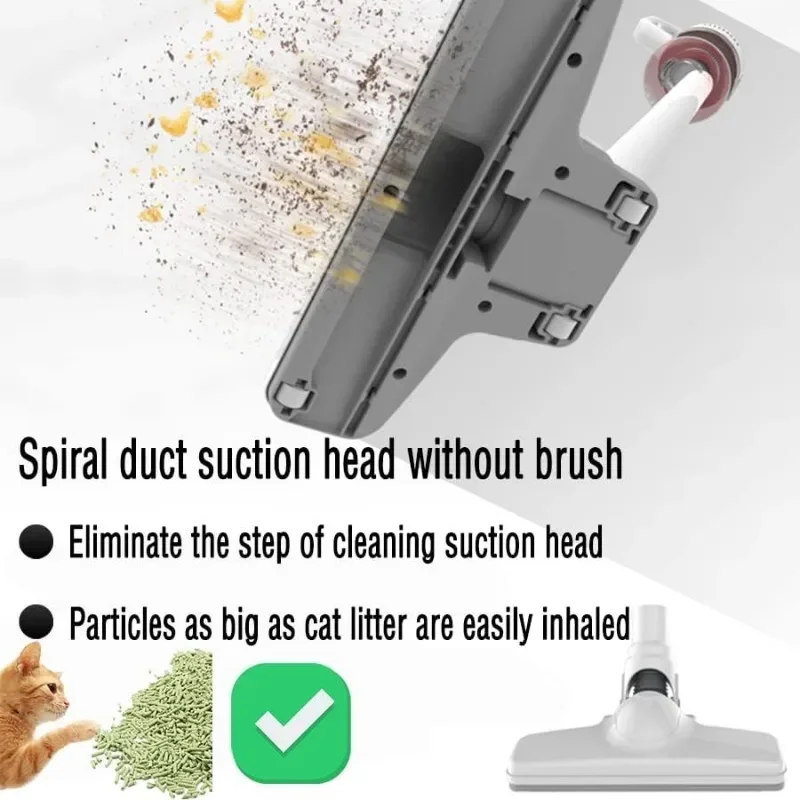 Aspirapolvere portatile con cavo verticale scopa elettrica con filo per la pulizia della lettiera per gatti con pavimento in legno duro per peli di animali domestici
