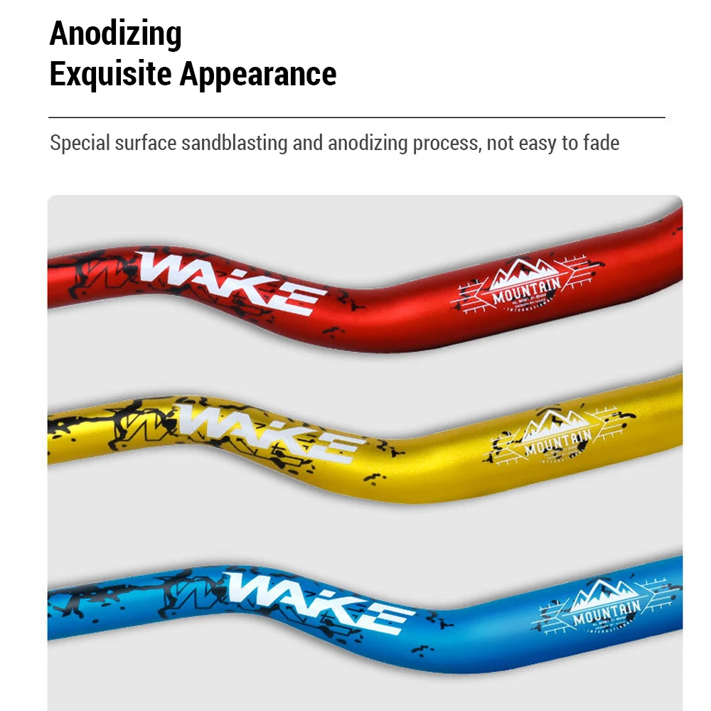 31.8 مللي متر دراجة هوائية جبلية الدراجات المقود سبائك الألومنيوم الناهض المقود 55 مللي متر ارتفاع 780 مللي متر طول الدراجات بار مع سطح ماتي #5