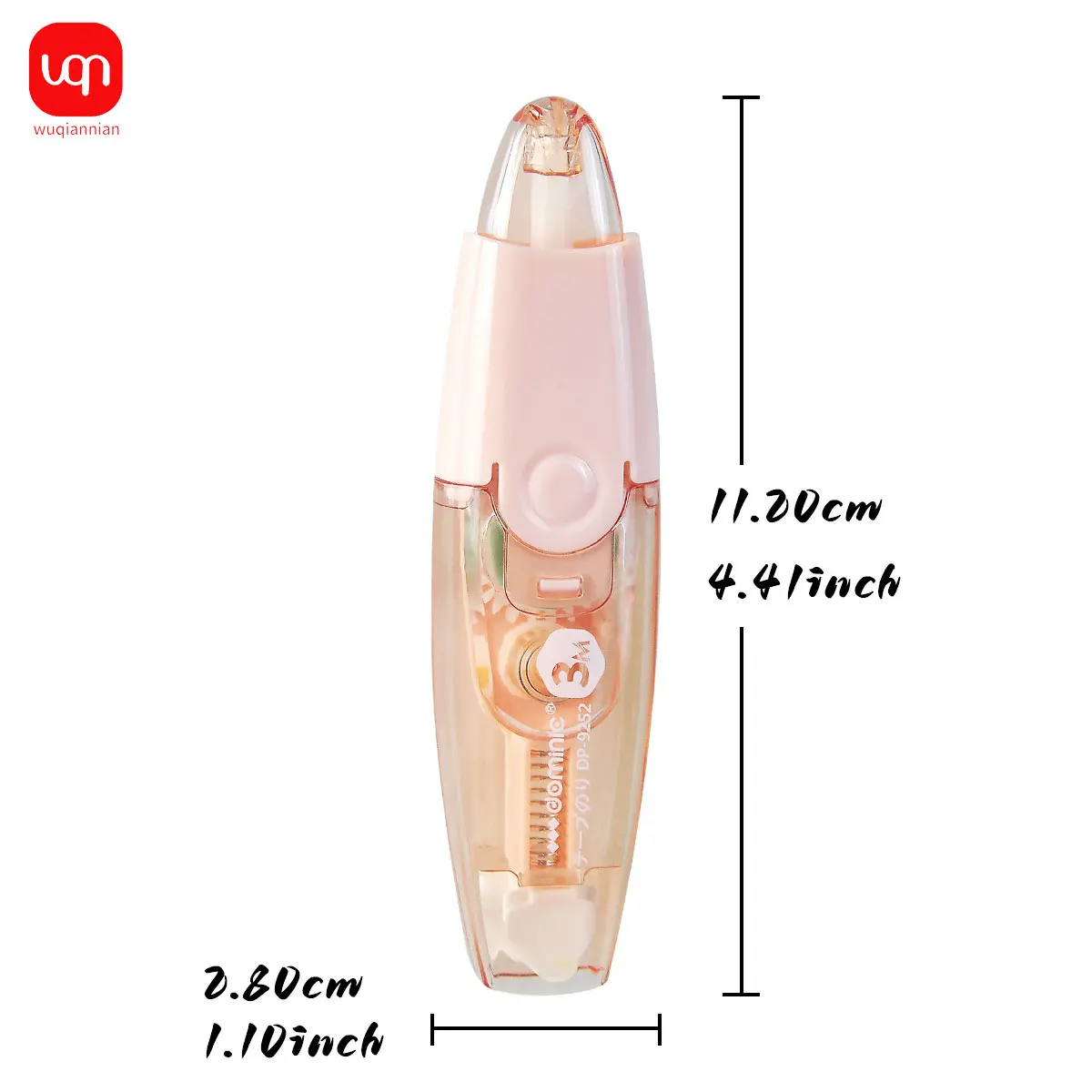 WQN-1pc غراء نقطة دوارة بسيط عالي الجودة قابل لإعادة الملء 4.41*1.1 بوصة مثالي للوازم المدرسية والمكتبية