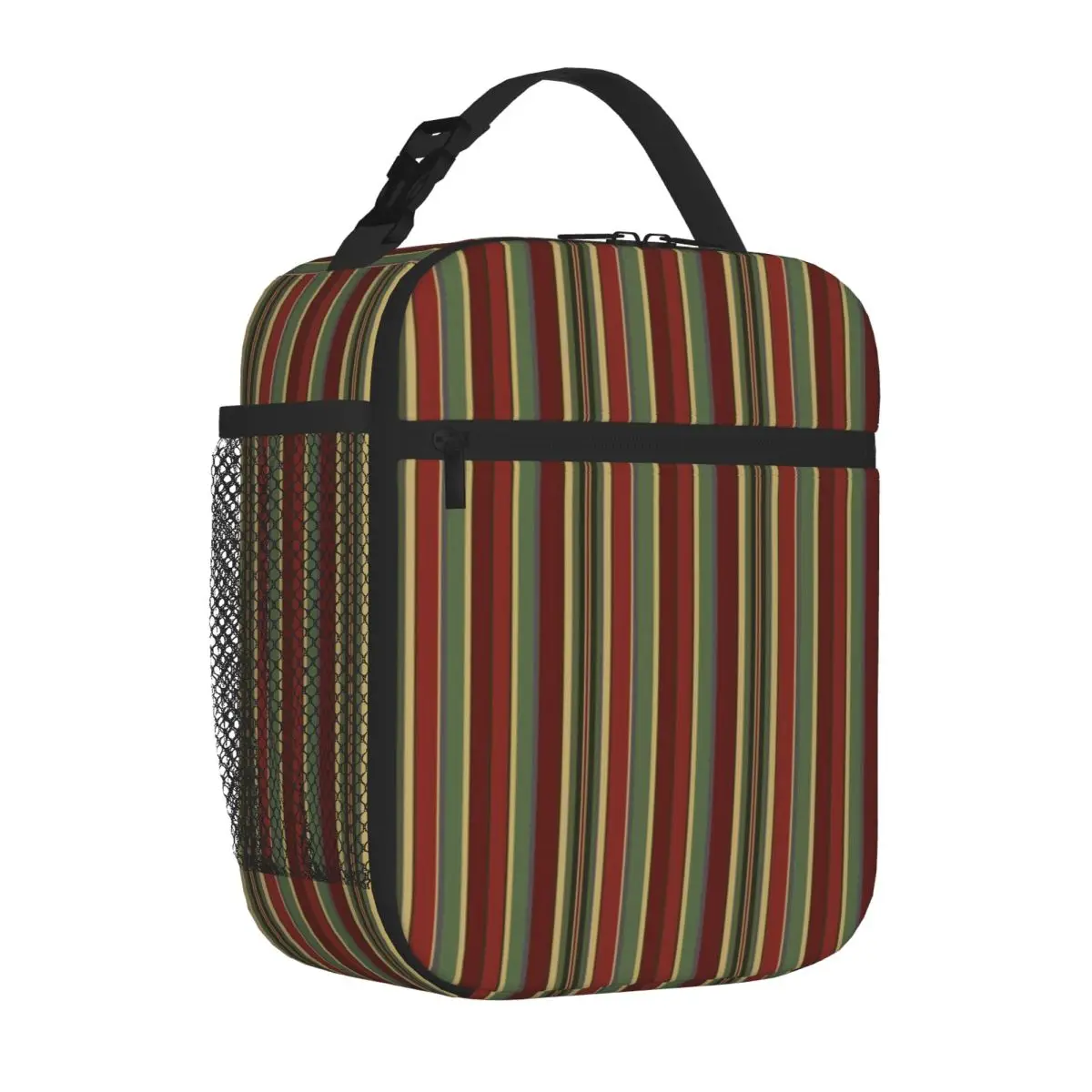Hot Sale Mansion Stretching Room Wallpaper Minimal Chic Canvas Lunch Bag High School Meal Bag