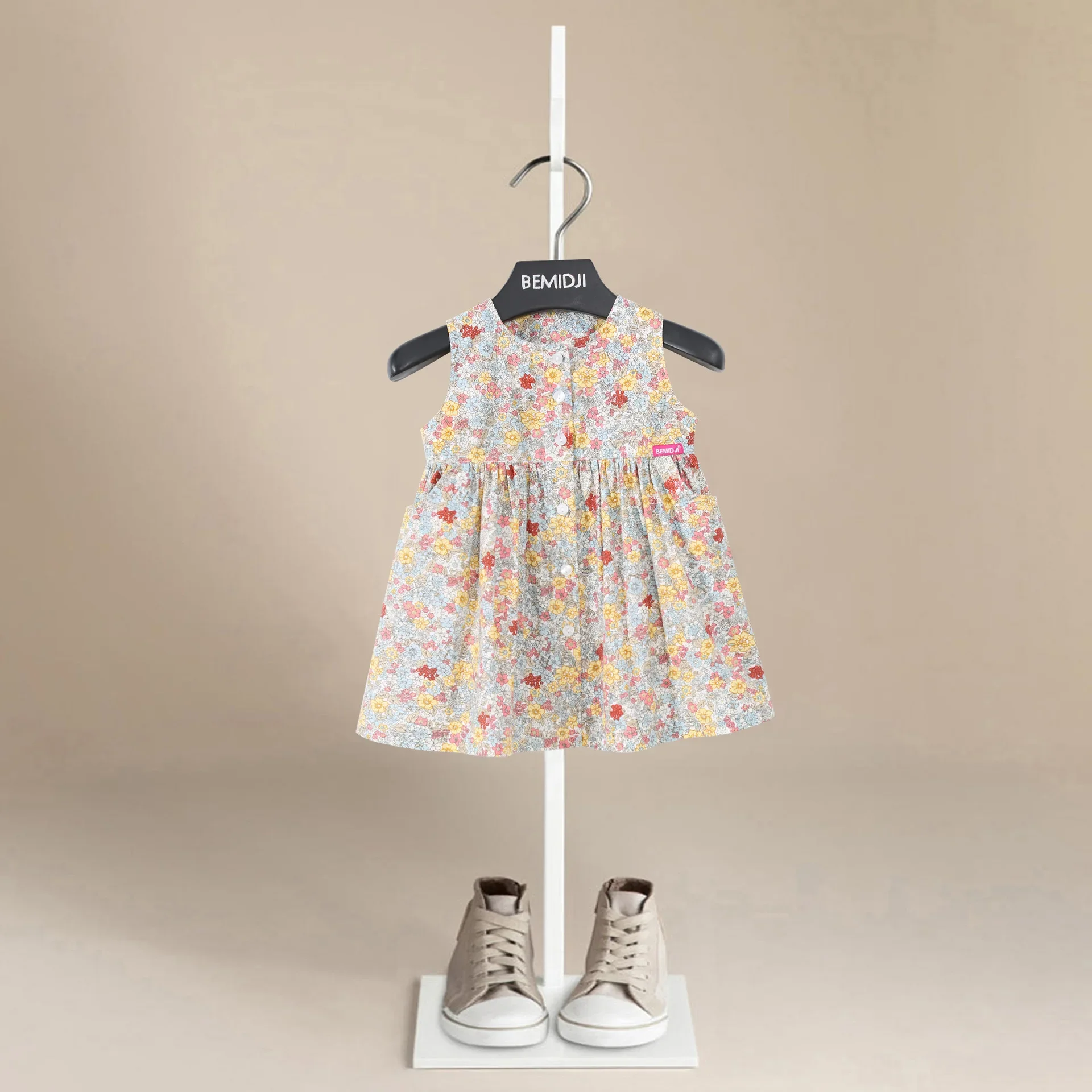 

Baby Girls Clothes Summer Baby Girl Female Cotton Dress Cotton Floral Princess A-Line Party Dresses for Girls Baby Clothing